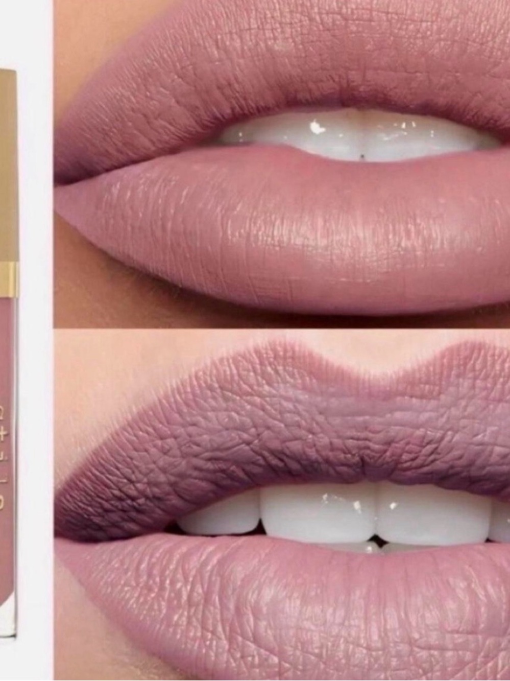 Two Stila Neutral Pink Liquid Lipstick Set in Patina and Baci - Picture 7 of 7